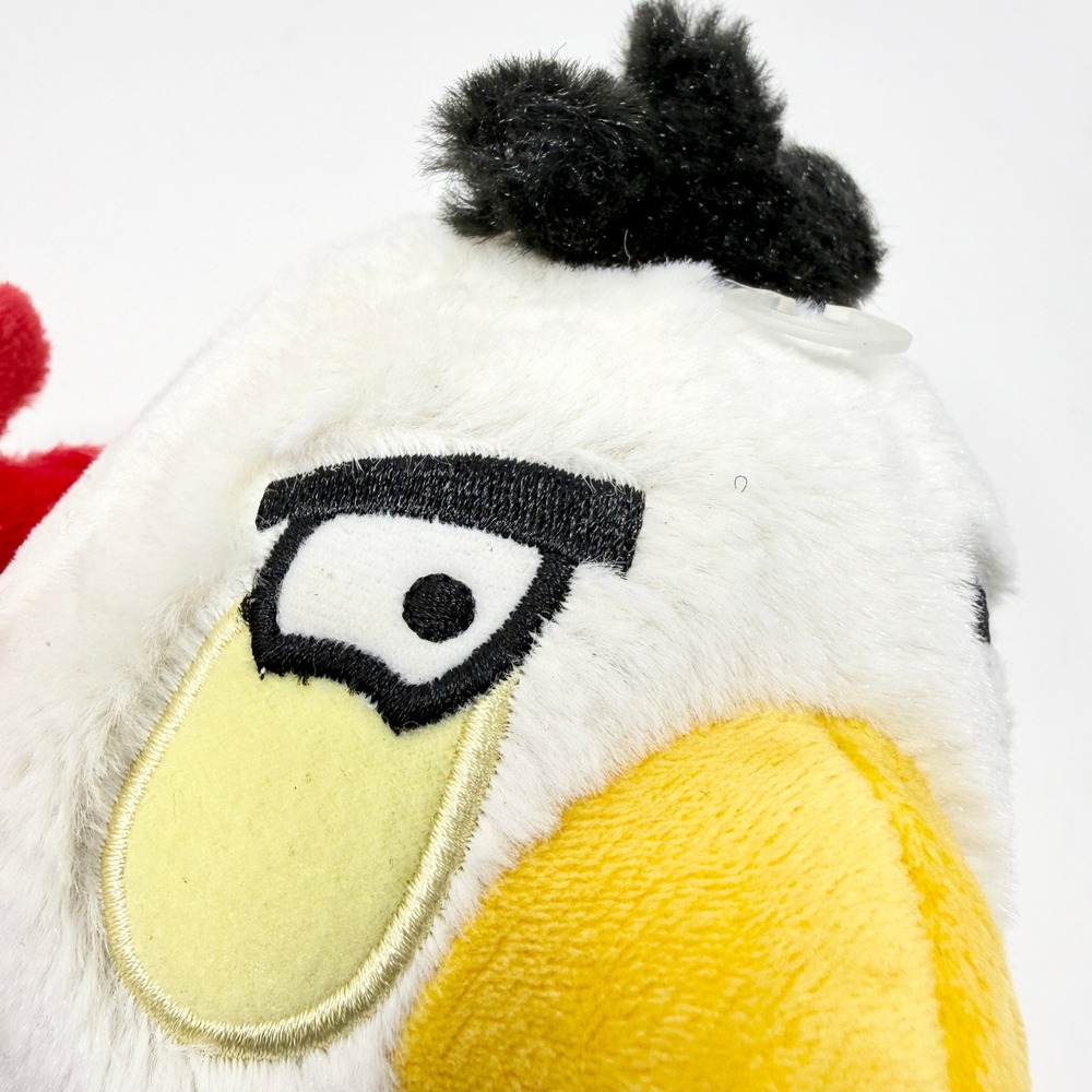 Angry Birds Plush Toy Set Red Bird and White Bird Rovio Game Characters 2010 - Picture 11 of 12